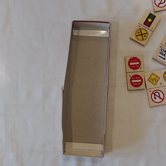 Vintage Wooden Traffic Dominoes - Picture 5 of 9